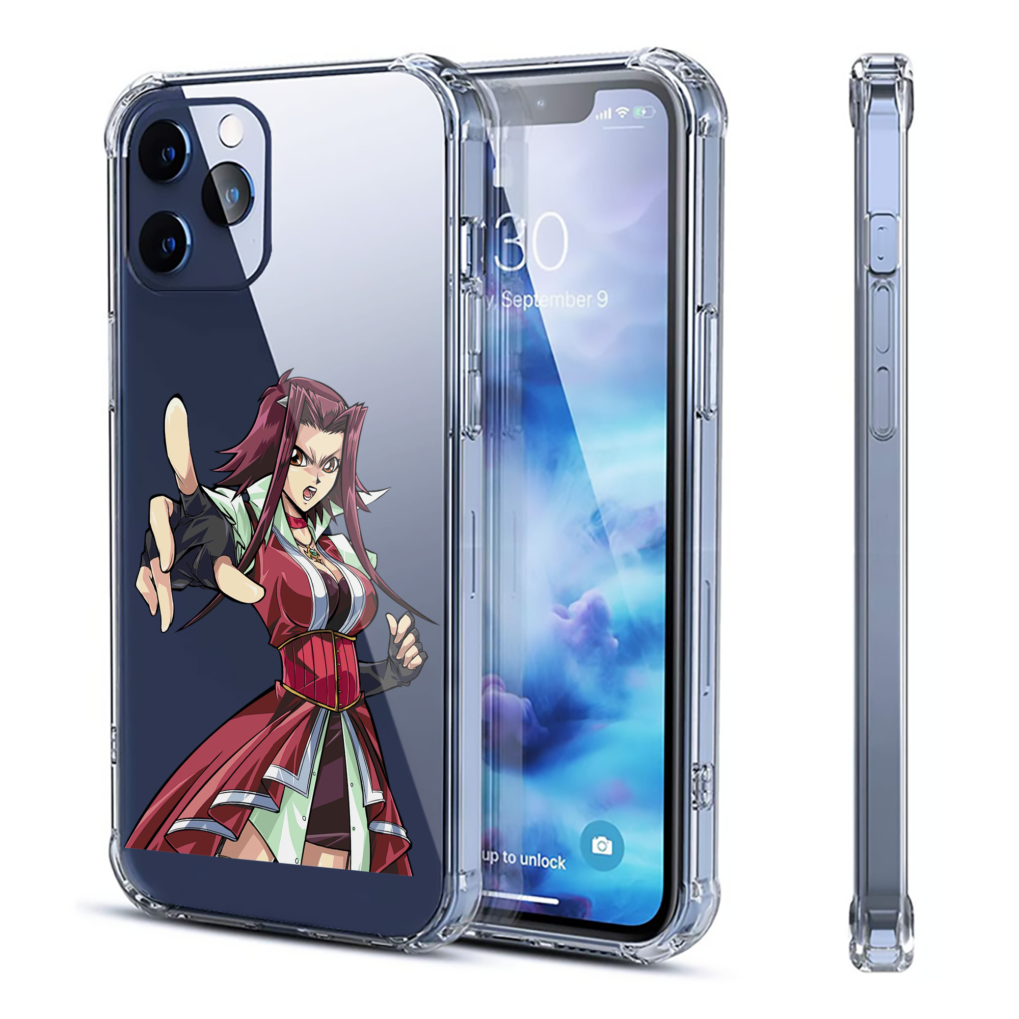 （画像用） 遊☆戯☆王 Yu-Gi-Oh! 【iPhone 12シリーズ対応】透明スマホケース（クリアソフトケース）